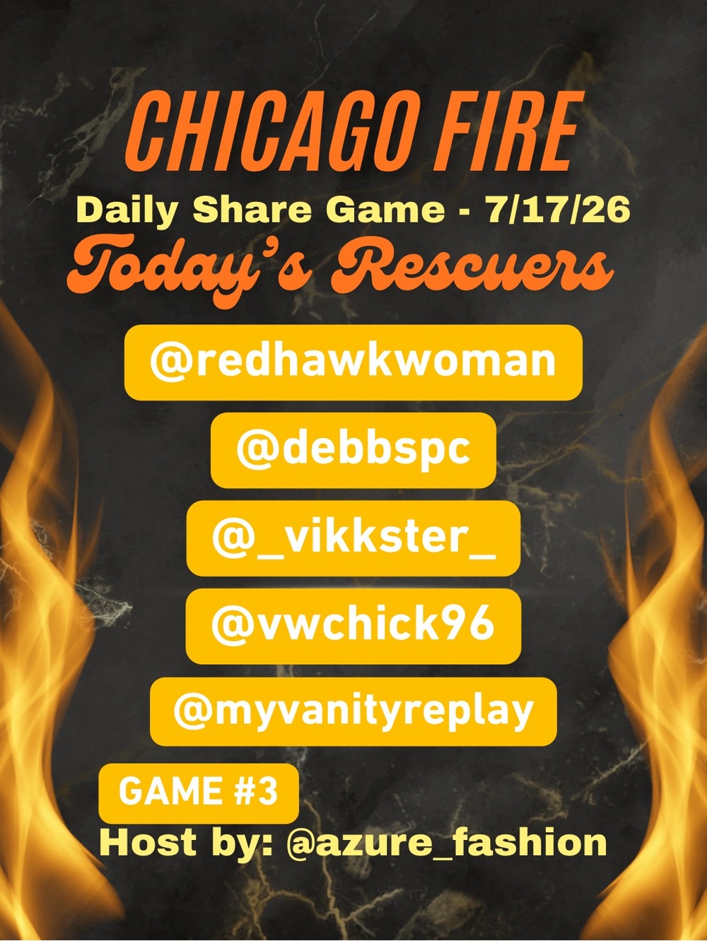 WELCOME TO CHICAGO FIRE! FRIYAY’S RESCUERS ARE UP! LETS HANDLE THE 🔥🔥🔥